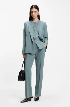 Regular-Fit Blazer aus Schurwolle
