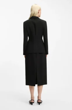 Regular-Fit Blazer aus Stretch-Twill