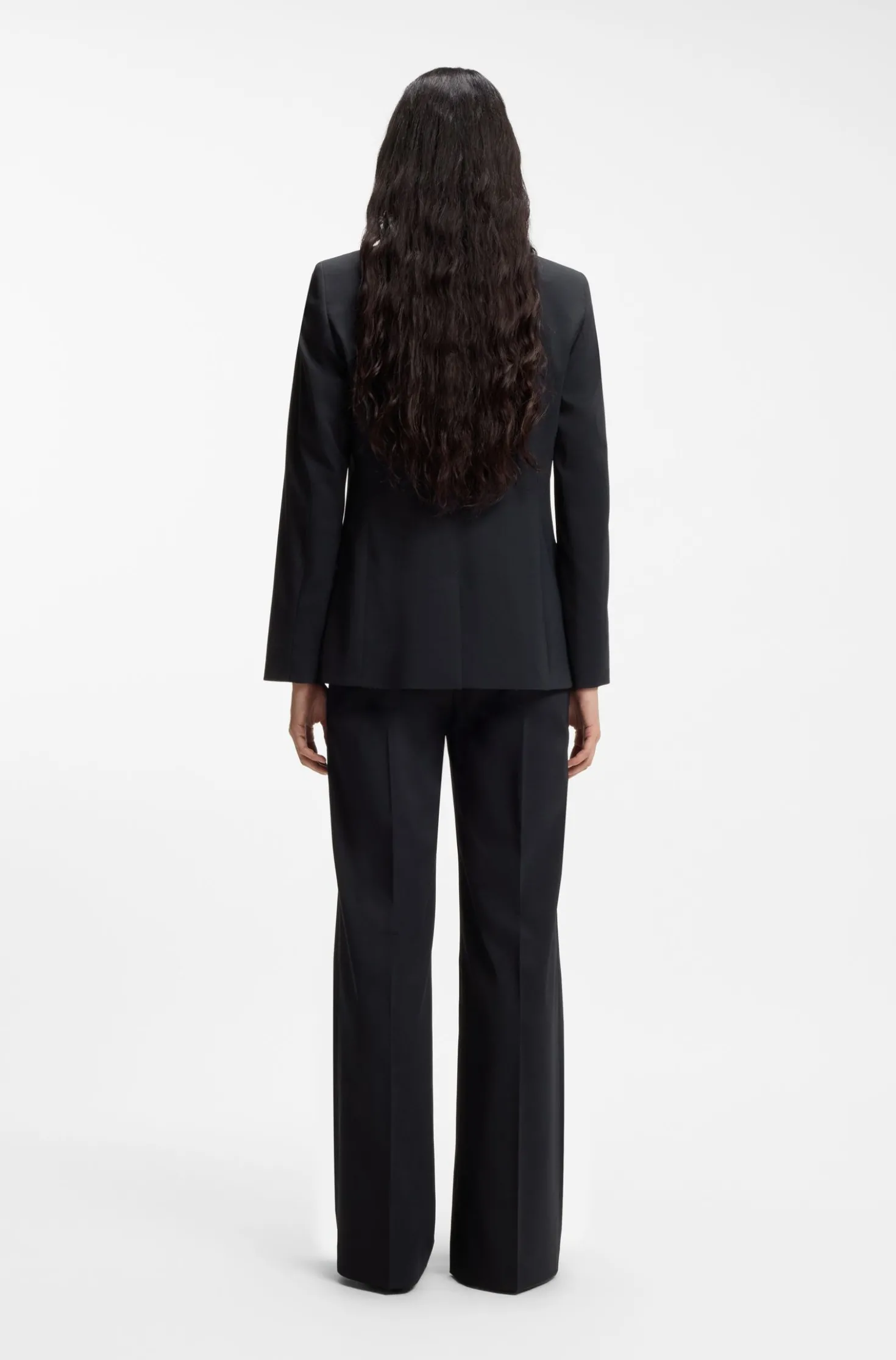 Regular-Fit Blazer mit fallendem Revers