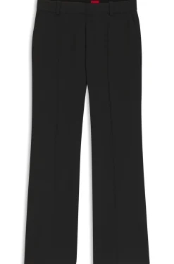 Regular-Fit Bootcut-Hose aus Stretch-Gewebe