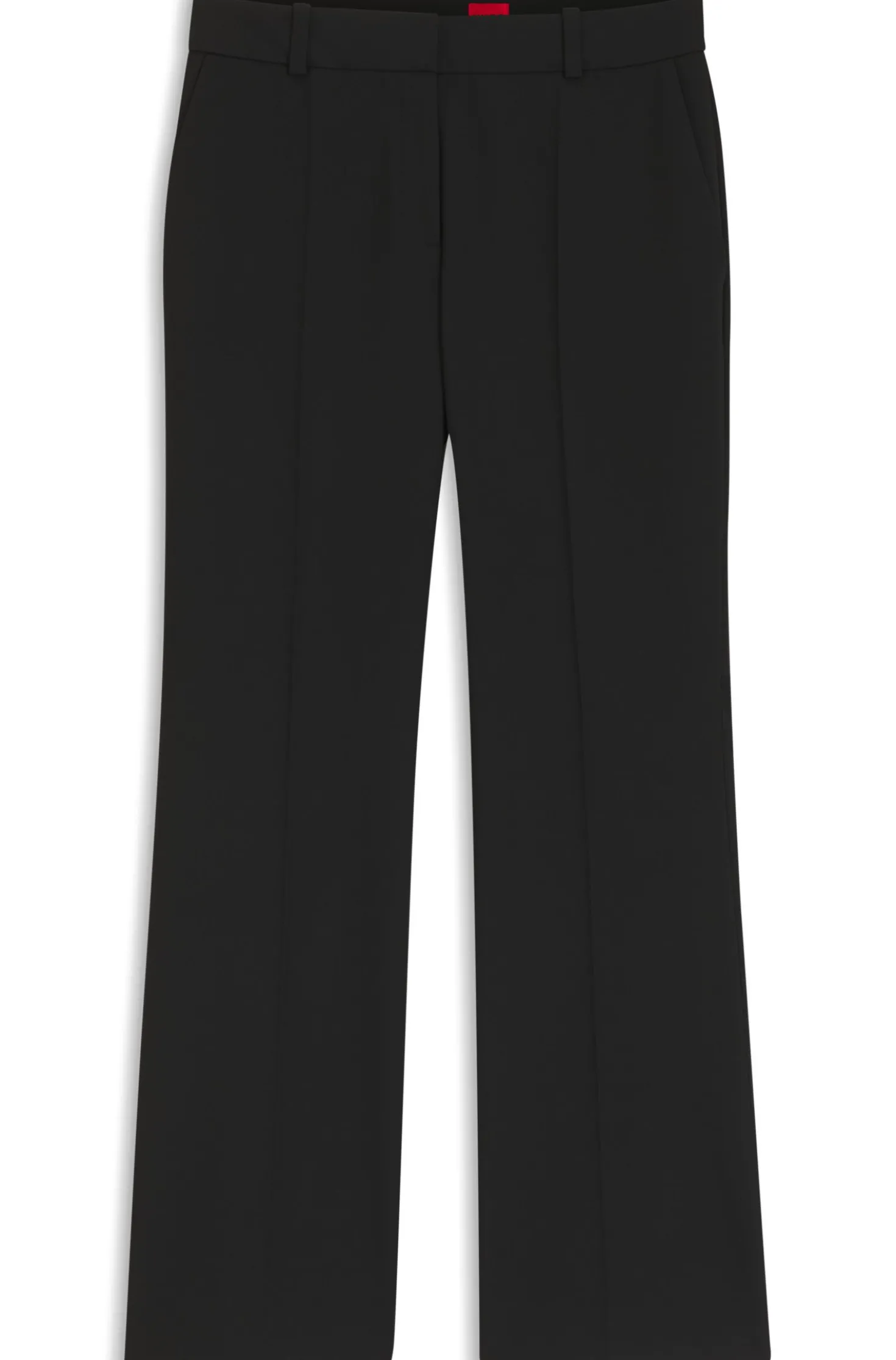 Regular-Fit Bootcut-Hose aus Stretch-Gewebe