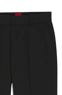 Regular-Fit Bootcut-Hose aus Stretch-Gewebe