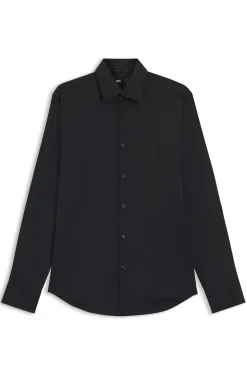Regular-Fit Hemd aus funktionalem Stretch-Twill