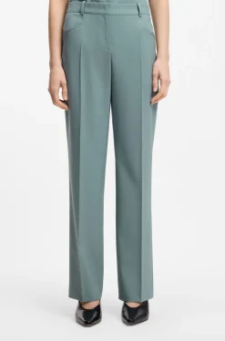 Regular-Fit Hose aus Schurwolle