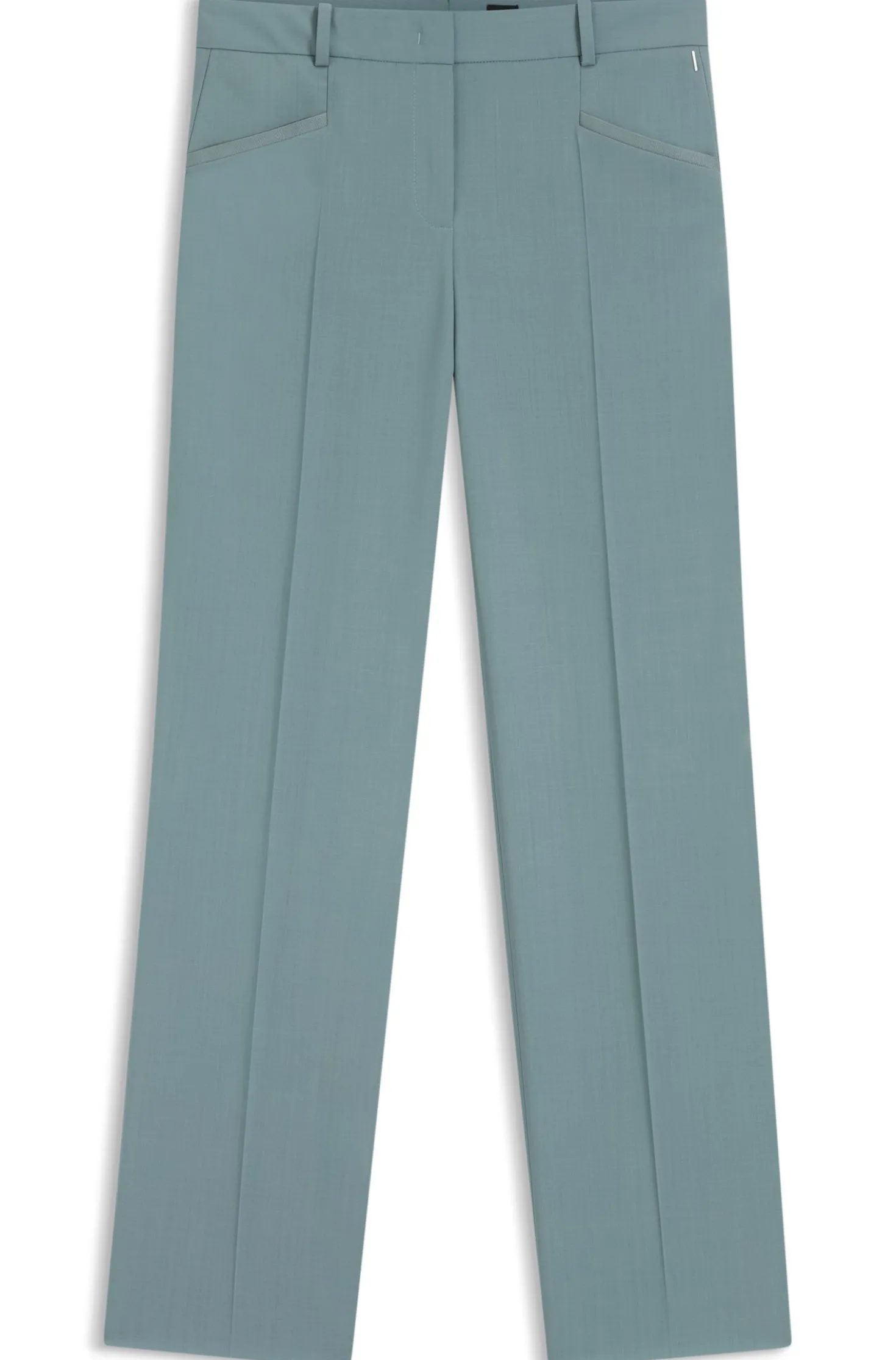 Regular-Fit Hose aus Schurwolle