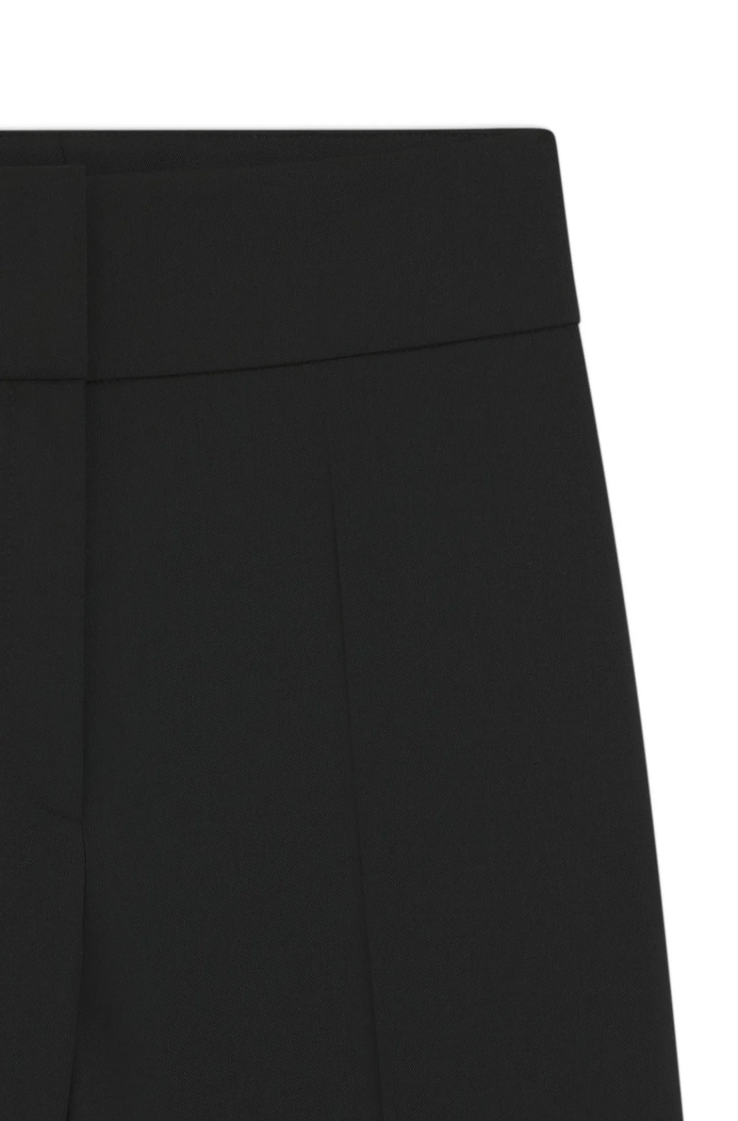 Regular-Fit Hose mit hohem Bund und ausgestelltem Bein