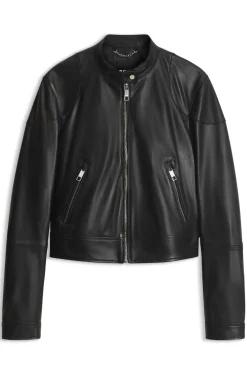 Regular-Fit Jacke aus Nappaleder