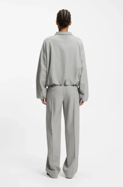 Regular-Fit Jacke aus Stretch-Gewebe mit Sharkskin-Struktur