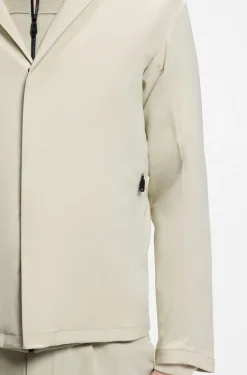 Regular-Fit Jacke aus wasserabweisendem Stretch-Gewebe
