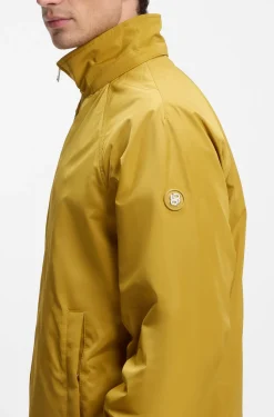 Regular-Fit Jacke mit Kapuze und wasserabweisendem Finish