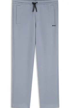 Regular-Fit Piqué-Jogginghose aus Baumwoll-Mix
