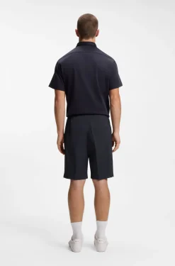 Regular-Fit Shorts aus wasserabweisendem und schnelltrocknendem Twill