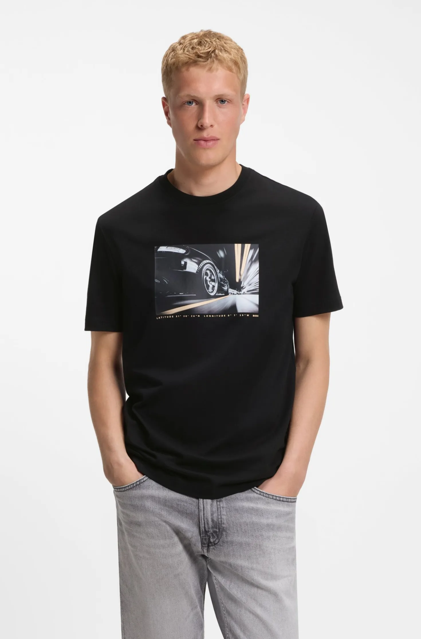 Regular-Fit T-Shirt aus leichtem Baumwoll-Jersey