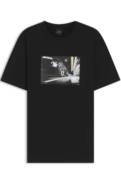Regular-Fit T-Shirt aus leichtem Baumwoll-Jersey
