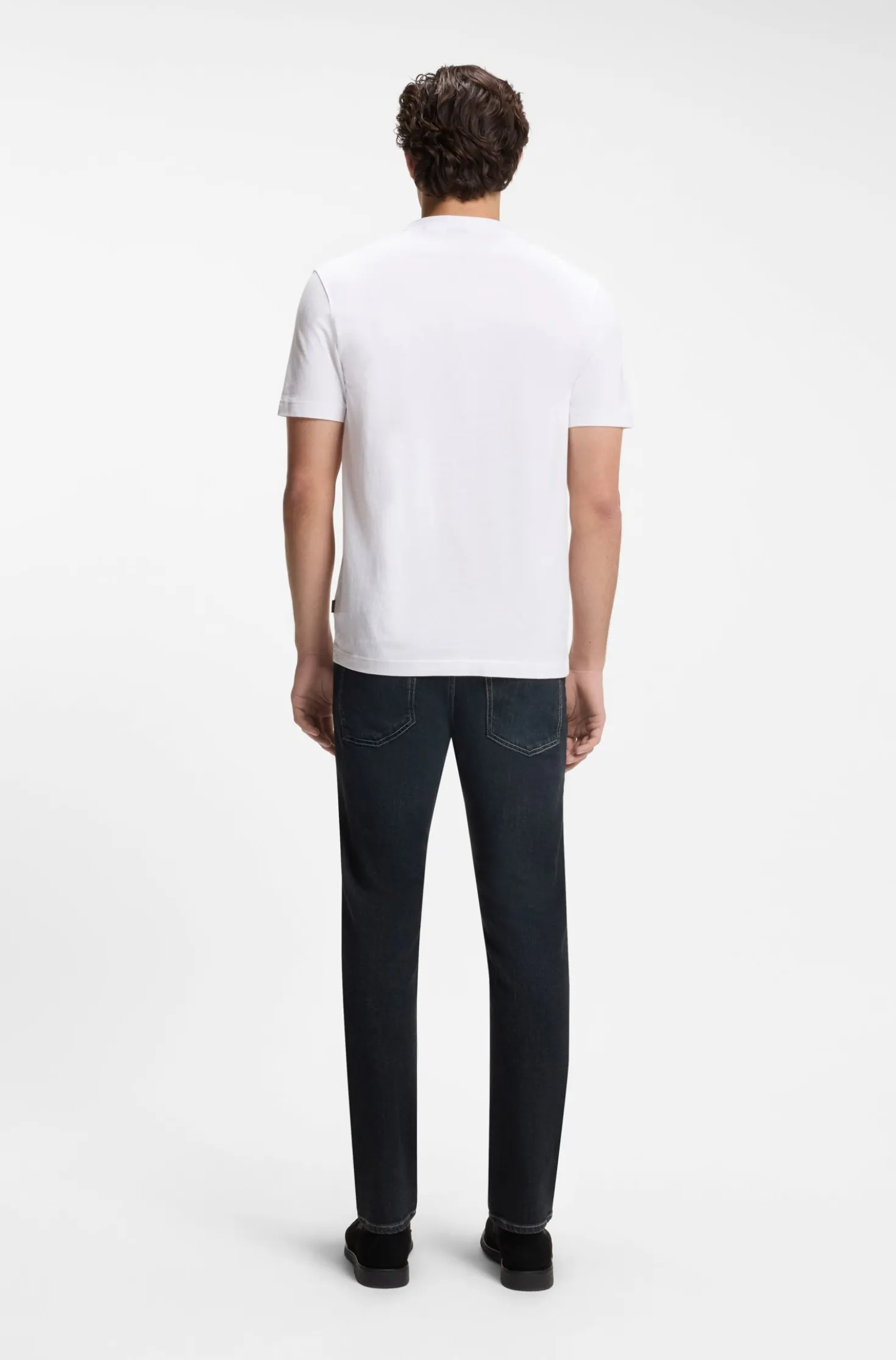 Regular-Fit T-Shirt aus leichtem Baumwoll-Jersey