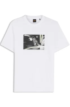 Regular-Fit T-Shirt aus leichtem Baumwoll-Jersey
