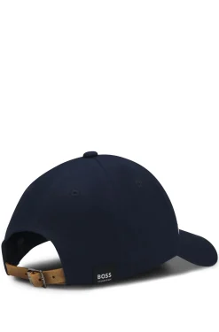 Reitsport-Cap aus Baumwolle mit Logo-Stickerei