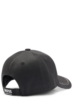 Reitsport-Cap mit fünf Bahnen und Logo-Details