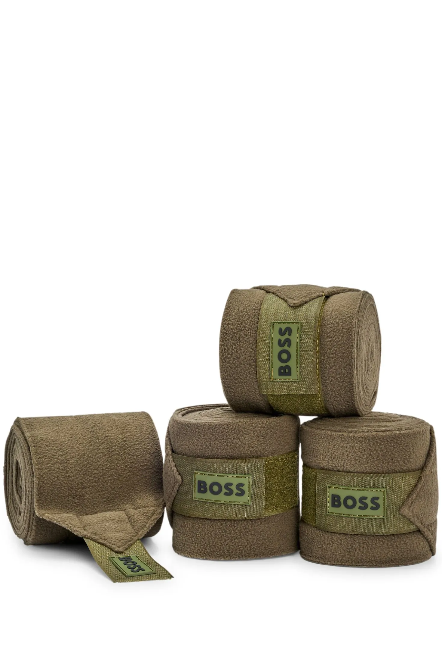 Reitsport-Kompressionsbandagen aus Fleece mit Branding