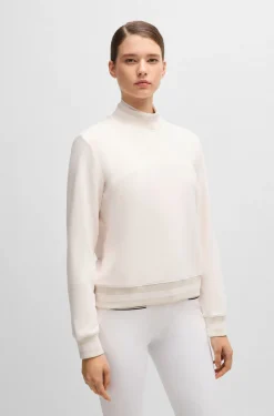 Reitsport-Pullover aus italienischer Stretch-Baumwolle