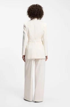 Relaxed Blazer mit D-Ring-Gürtel