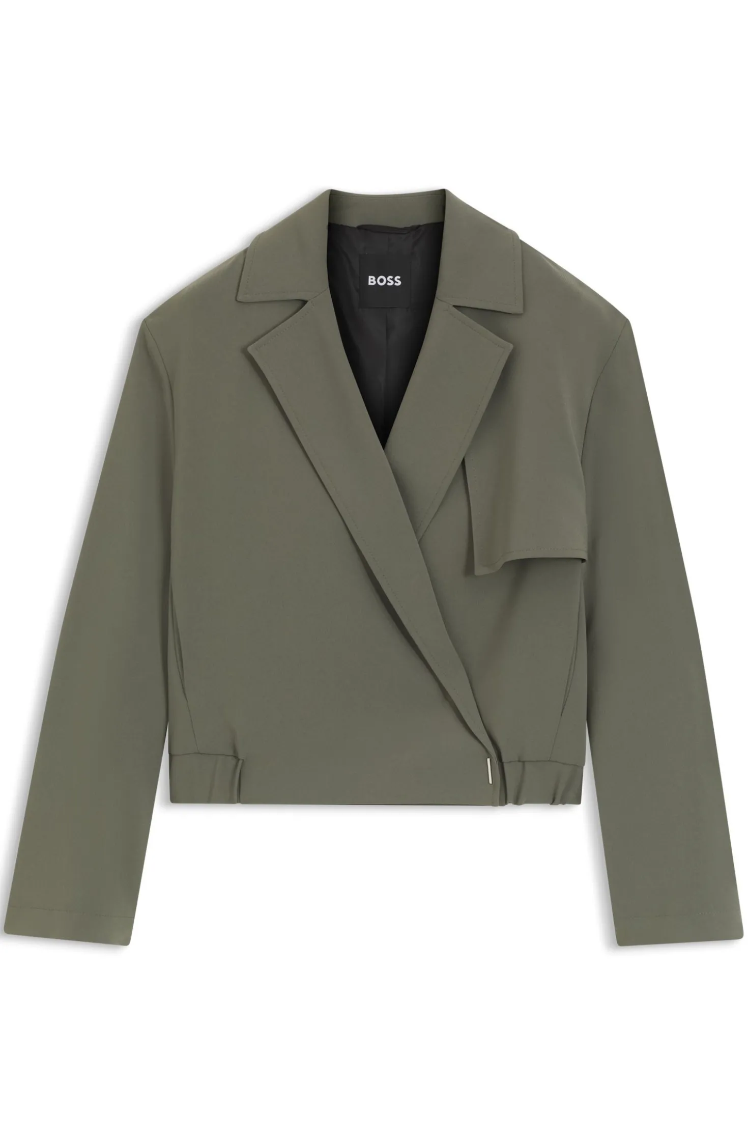 Relaxed-Fit Blazer aus japanischem Krepp