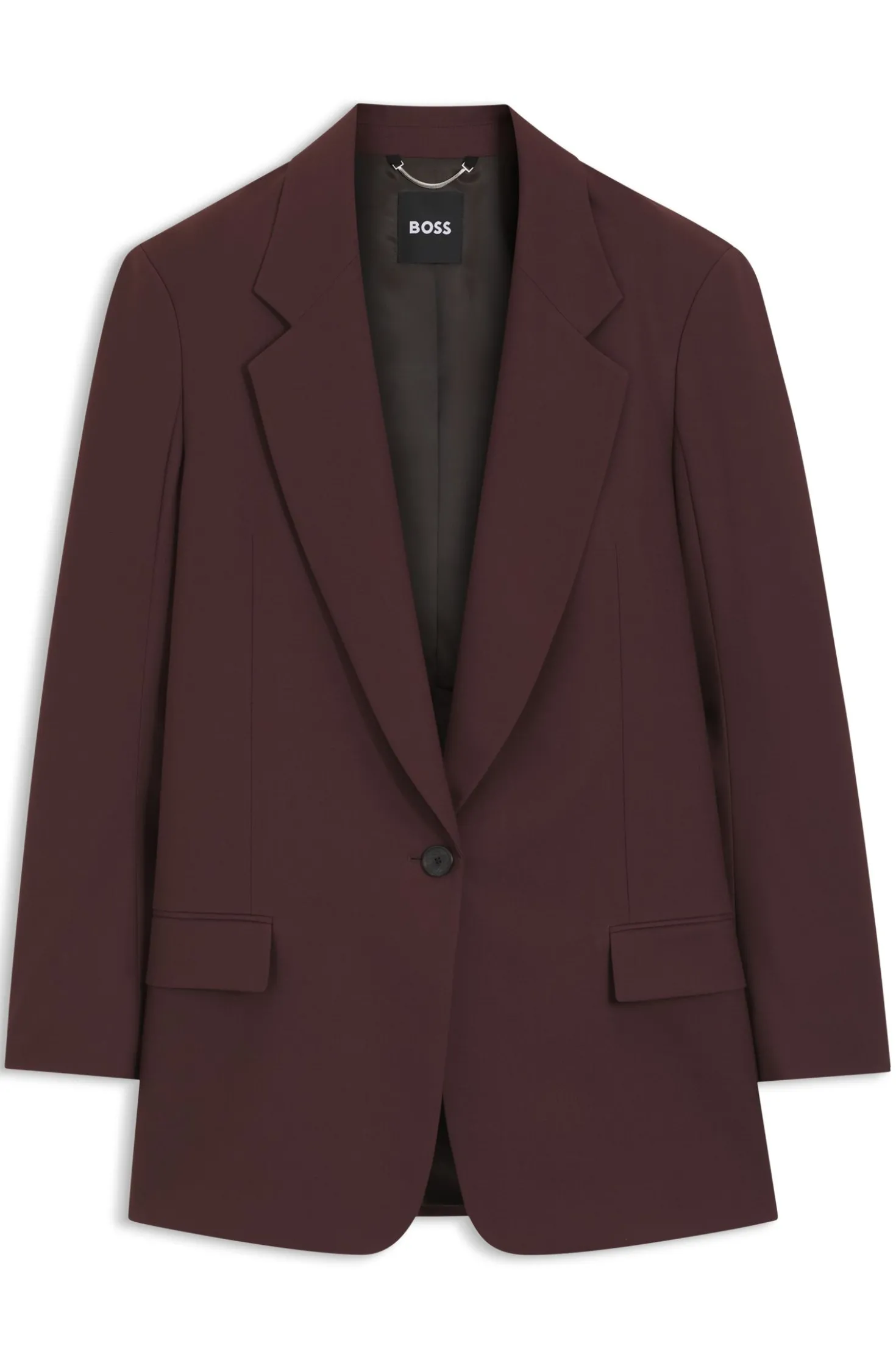 Relaxed-Fit Blazer aus Schurwoll-Mix