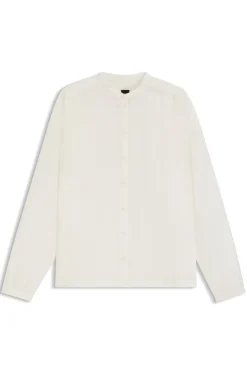 Relaxed-Fit Bluse aus Baumwoll-Voile