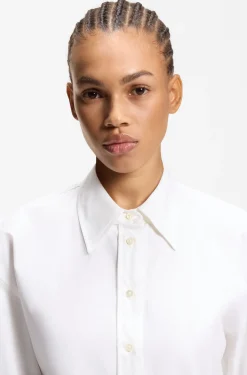 Relaxed-Fit Bluse mit Schößchen-Saum