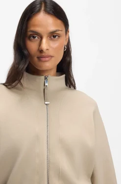 Relaxed-Fit Bomberjacke aus Stretch-Jersey