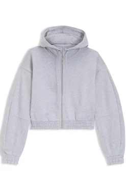 Relaxed-Fit Hoodie aus Baumwoll-Terry mit Barrel-Ärmeln