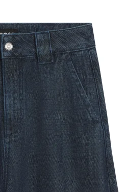 Relaxed-Fit Jeans aus offen gewebtem Baumwollgewebe mit Struktur