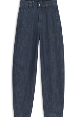 Relaxed-Fit Jeans aus offen gewebtem Baumwollgewebe mit Struktur