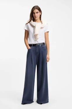 Relaxed-Fit Jeans mit weitem Bein