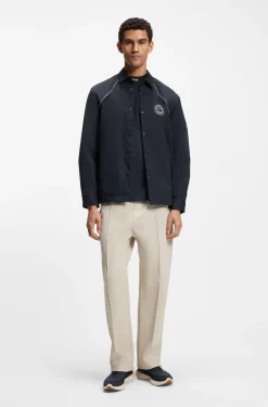 Relaxed-Fit Overshirt mit wasserabweisendem Finish