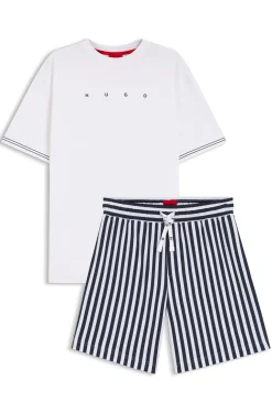 Relaxed-Fit Pyjama-Set aus softer Baumwolle