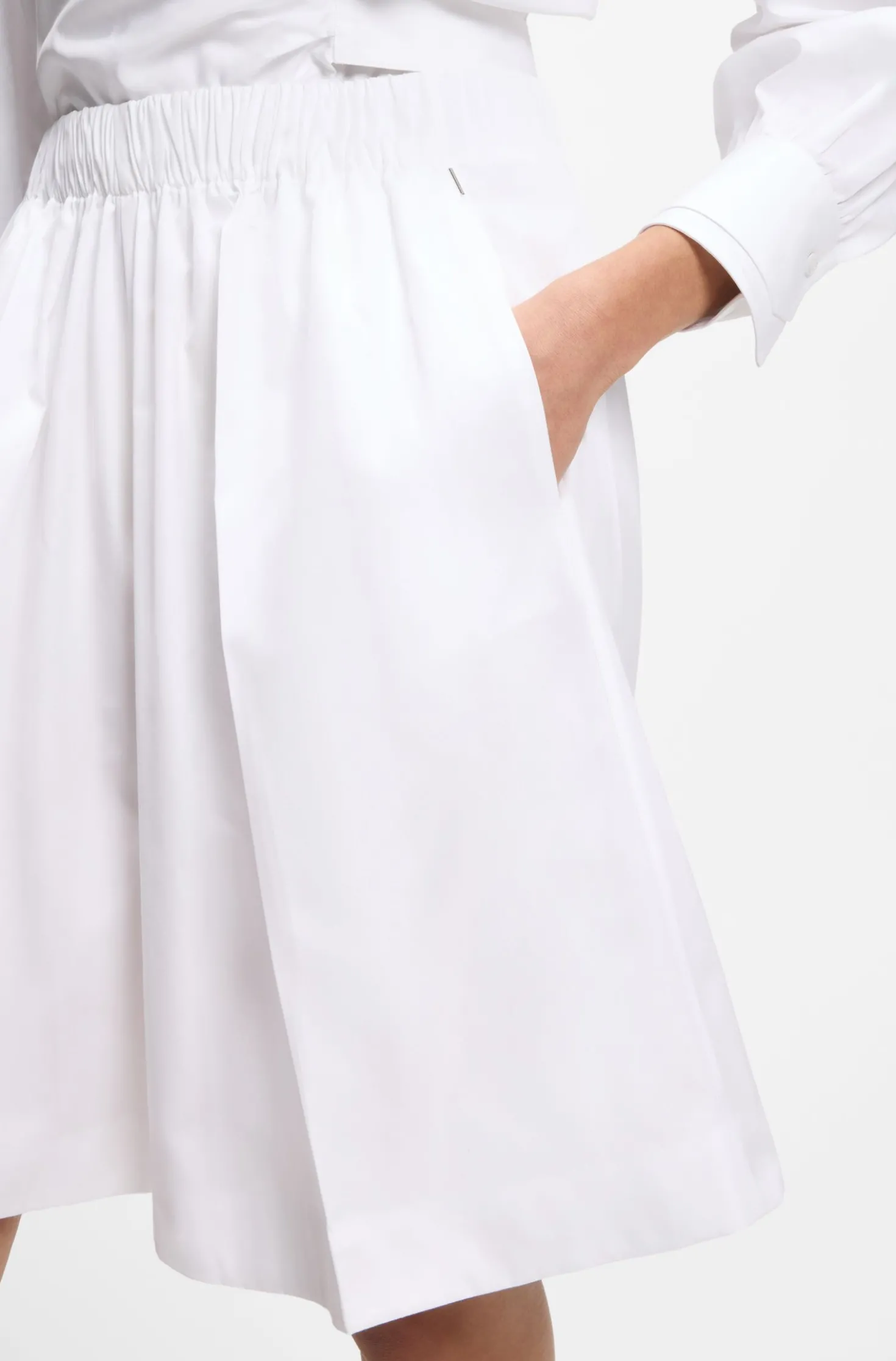 Relaxed-Fit Shorts aus Baumwoll-Popeline