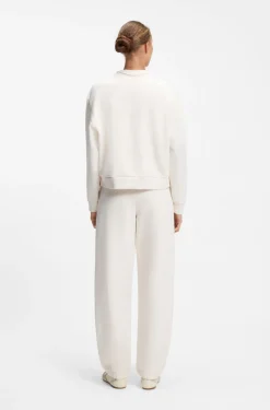 Relaxed-Fit Sweatshirt aus Baumwolle mit Logo-Stickerei