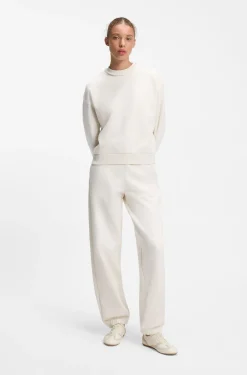 Relaxed-Fit Sweatshirt aus Baumwolle mit Logo-Stickerei