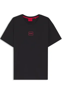 Relaxed-Fit Top mit High-Density-Logo-Print