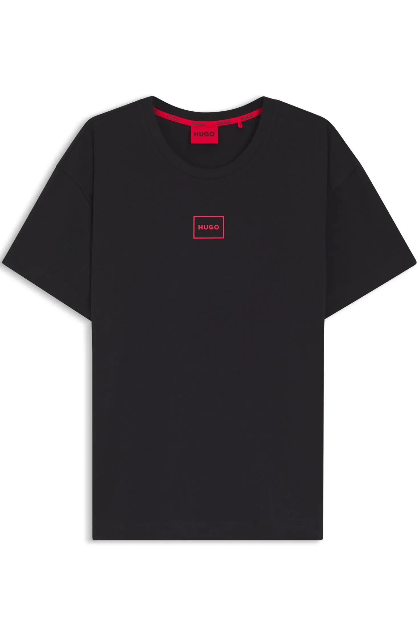 Relaxed-Fit Top mit High-Density-Logo-Print