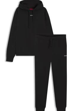 Relaxed-Fit Trainingsanzug-Set aus Baumwolle mit Logo