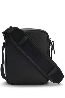 Reporter-Tasche aus italienischem Leder mit Double-B-Monogramm