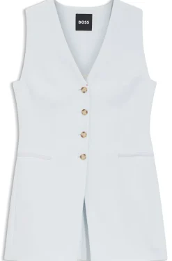 Ärmelloser Slim-Fit Blazer