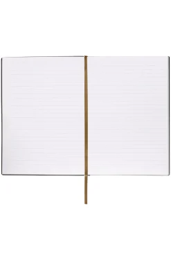 Schwarzes DIN-A5-Notizbuch mit Double-B-Monogramm