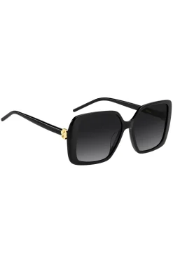 Schwarze Sonnenbrille mit Double-B-Monogramm