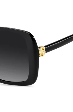 Schwarze Sonnenbrille mit Double-B-Monogramm