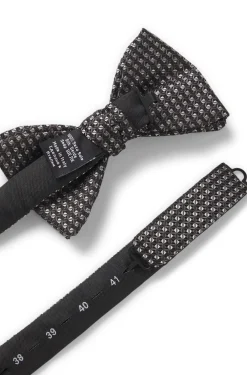 Seidenfliege mit Jacquard-Muster