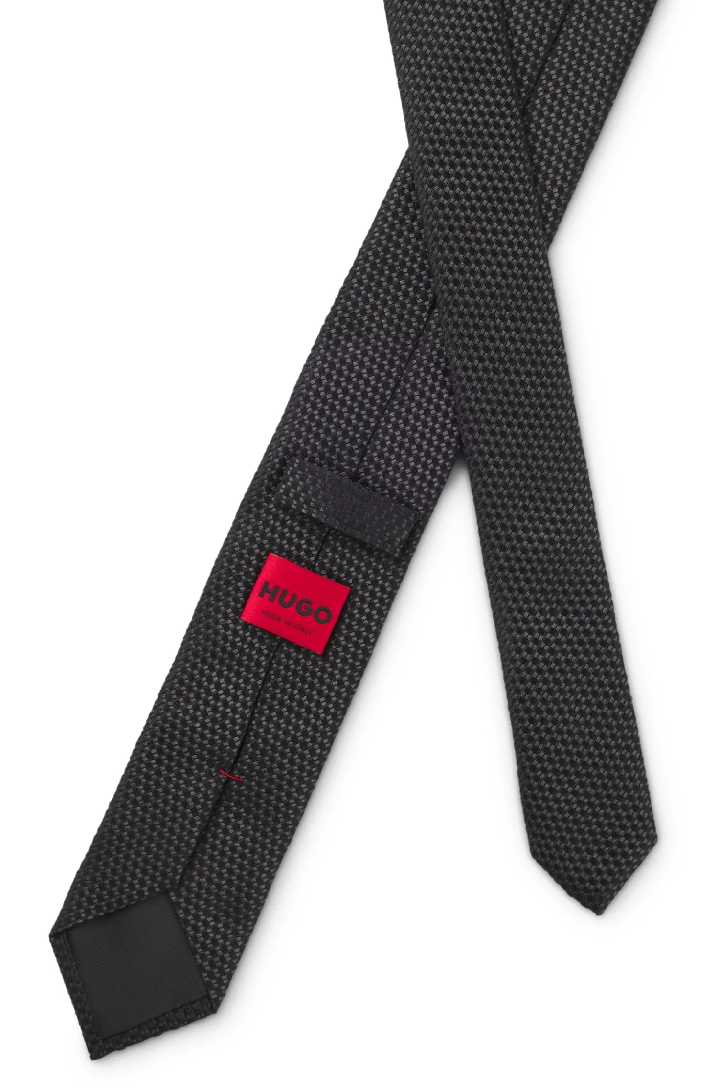 Seidenkrawatte mit Jacquard-Muster