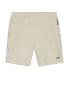 Shorts aus Baumwoll-Mix mit reflektierender Grafik